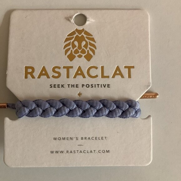 RASTACLAT Holly Braided Purple Wristband Bracelet NEW - Picture 1 of 3